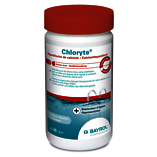 Chloryte® 1 kg – 15,00€
Granulés purs d’hypochlorite de calcium, sans stabilisant, pour un traitement choc en cas d’algues et d’eau trouble. Apport intensif de chlore actif.