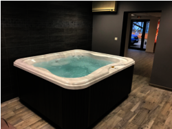 Spa Jacuzzi ® logdge M installation La Maison De La Pose région Chapelle de Guinchay 71