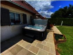 Spa Jacuzzi ® J-355 installation La Maison De La Pose région Courlans 39