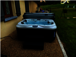 Spa Jacuzzi ® J-315 installation La Maison De La Pose région Orgelet