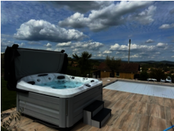 Spa Jacuzzi ® J 435 coloris Platinum Brushed Grey région 71870 LAIZE BLANY