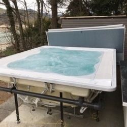 Le spa a pu être mis en fonction
